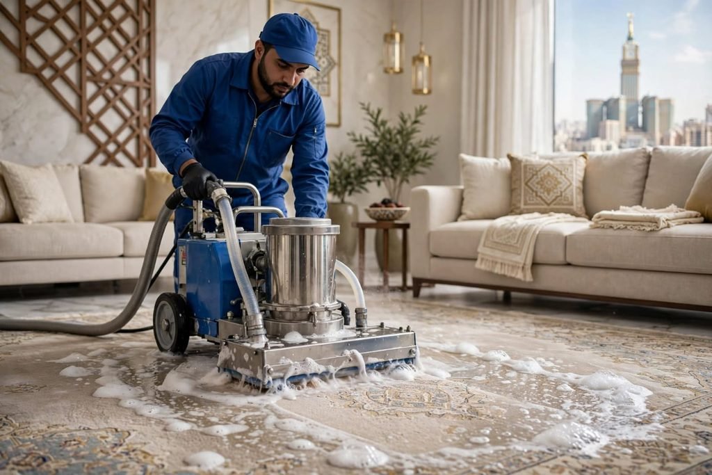 شركة تنظيف سجاد بمكة - تنظيف احترافي بالبخار